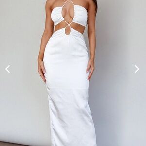 Ryana cut out drawstring dress
